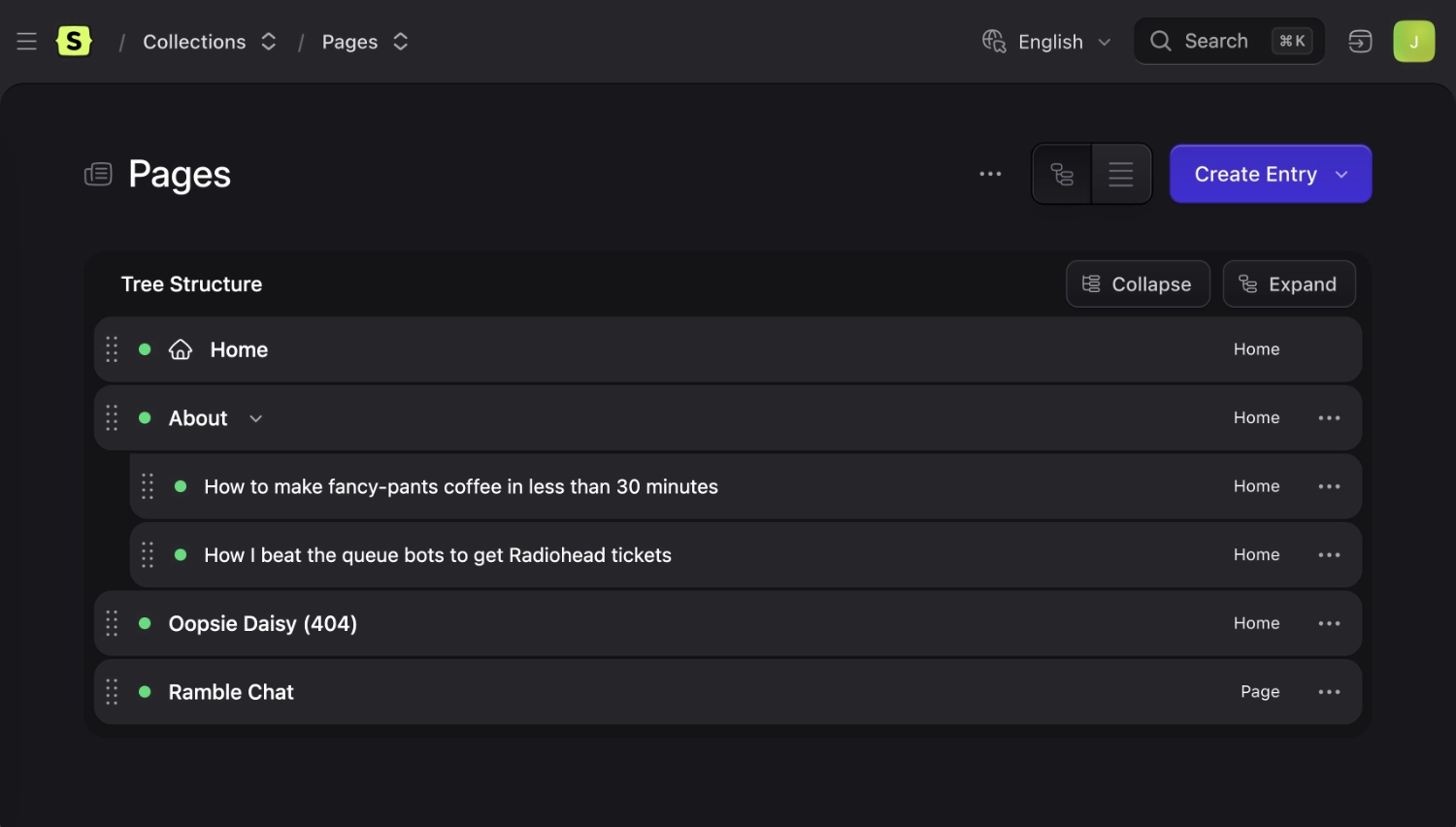 An orderable collection