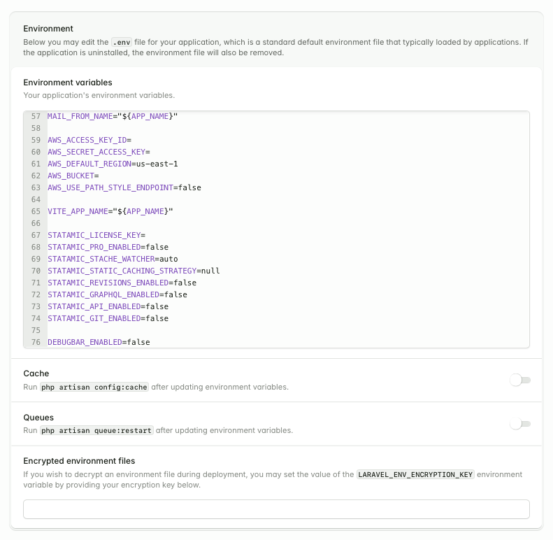 .env editor