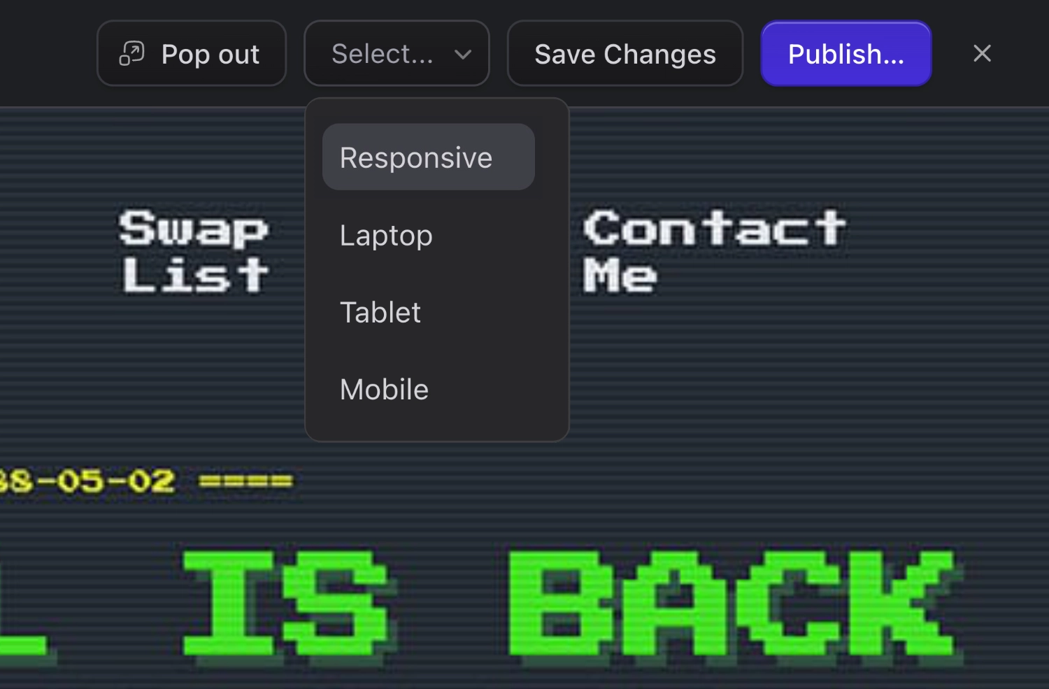 Device Size Switcher