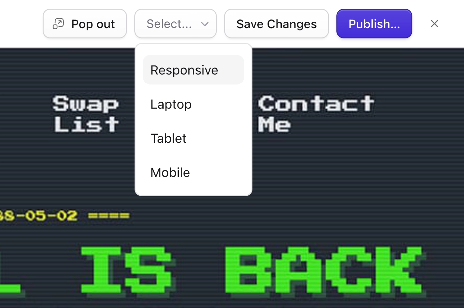 Device Size Switcher