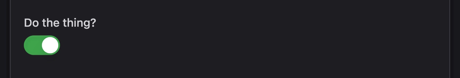 Statamic Toggle Green