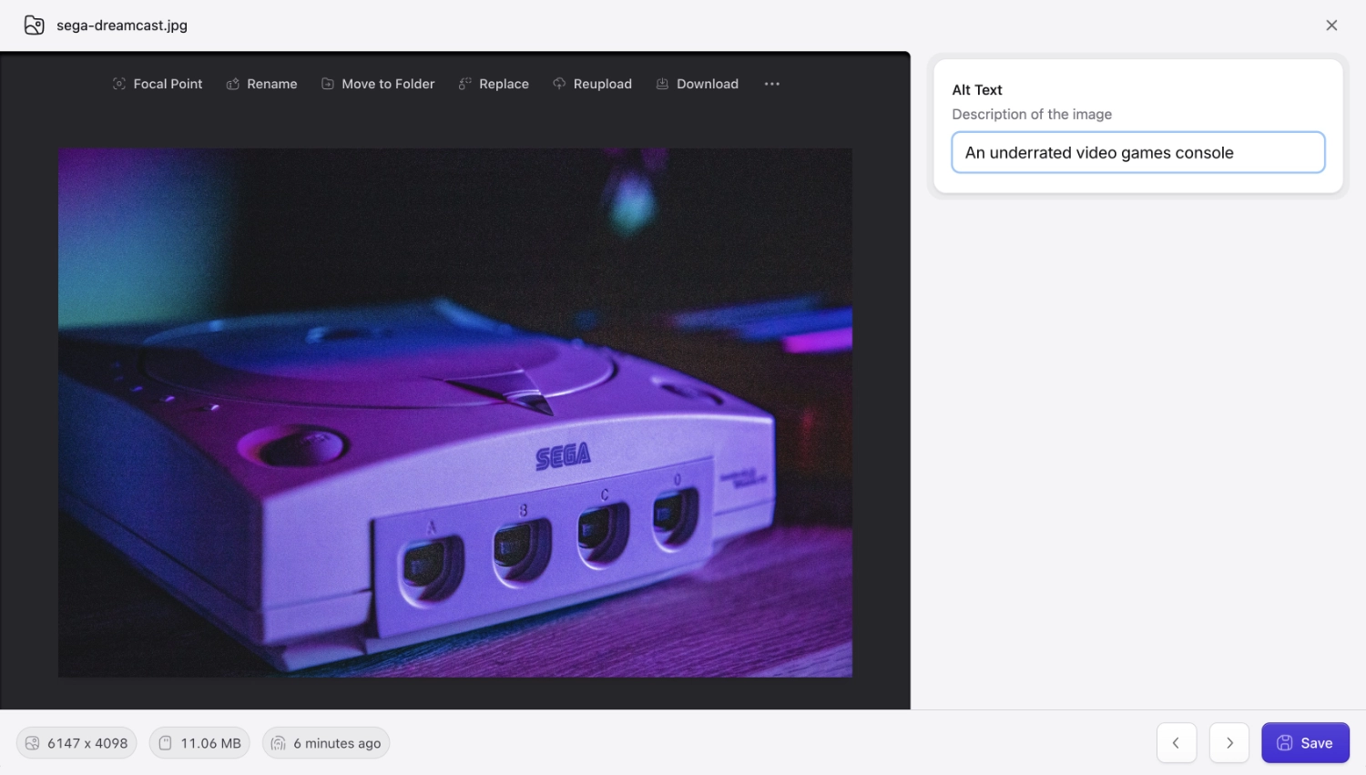 Adding an Alt tag to an image