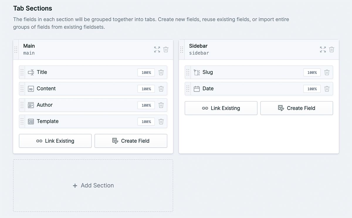 A Blueprint and its default fields