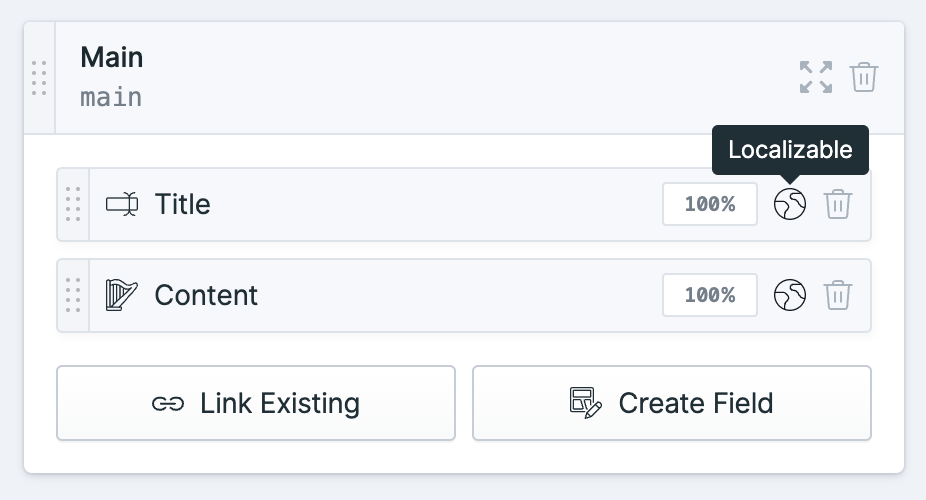 The Localizable Field Toggle Setting